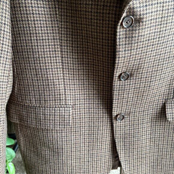 Ralph Lauren Dillards 42R Wool Cashmere Houndstooth Sports Coat Jacket Blazer - Picture 4 of 12